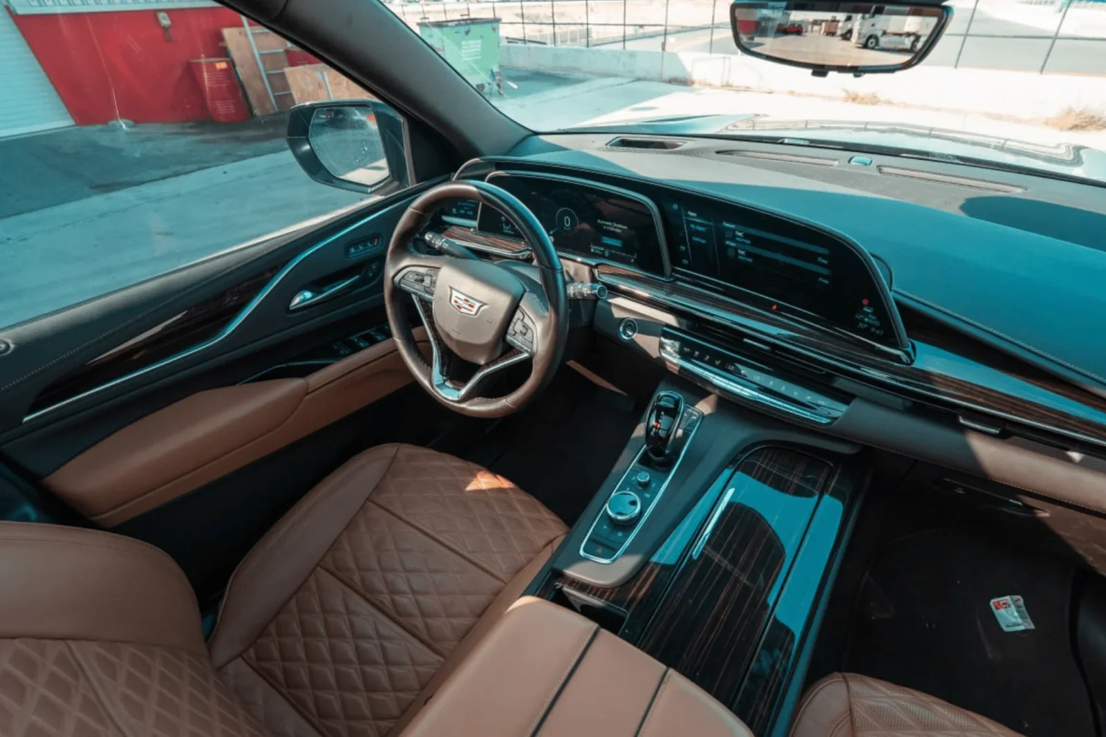 Rent Cadillac Escalade  Black 2023 in Dubai - 4 