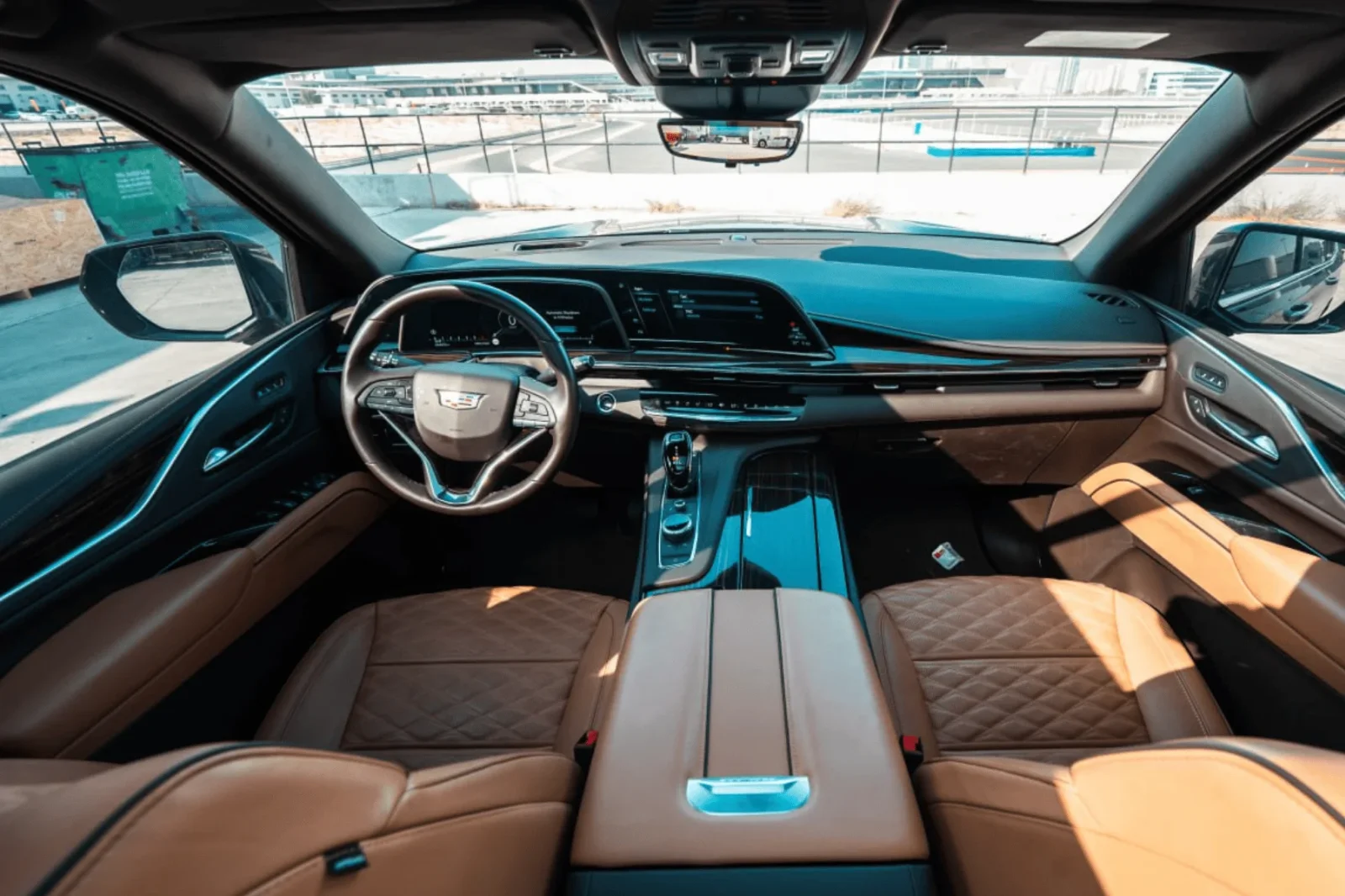 Rent Cadillac Escalade  Black 2023 in Dubai - 3 