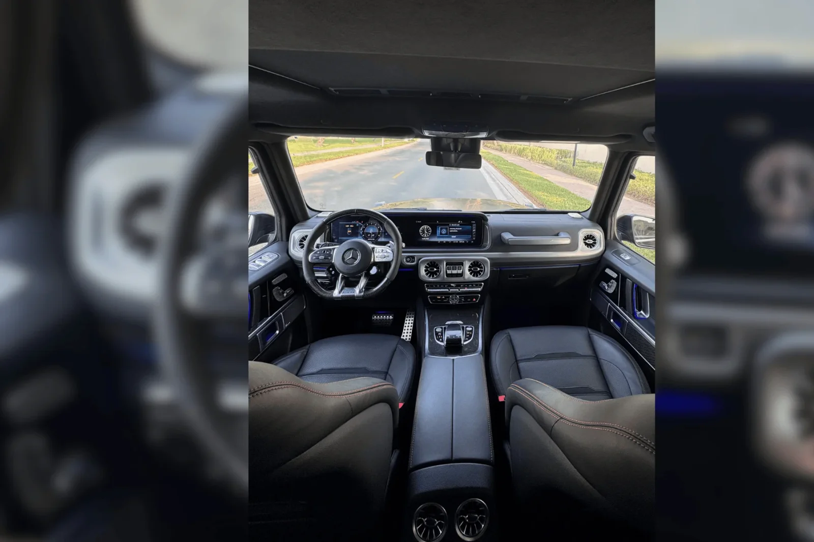 Loyer Mercedes-Benz G-Class 63 AMG Noir 2024 en Dubai - 6 