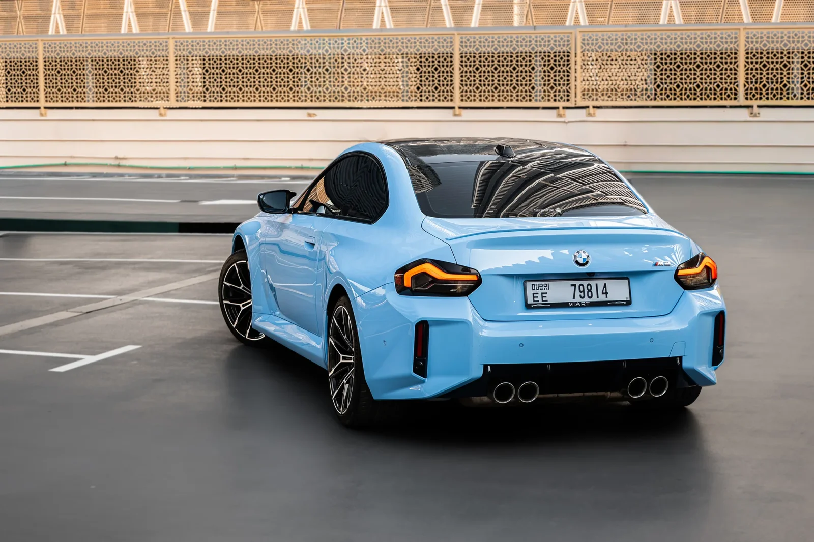 Rent BMW M2  Blue 2024 in Dubai - 11 