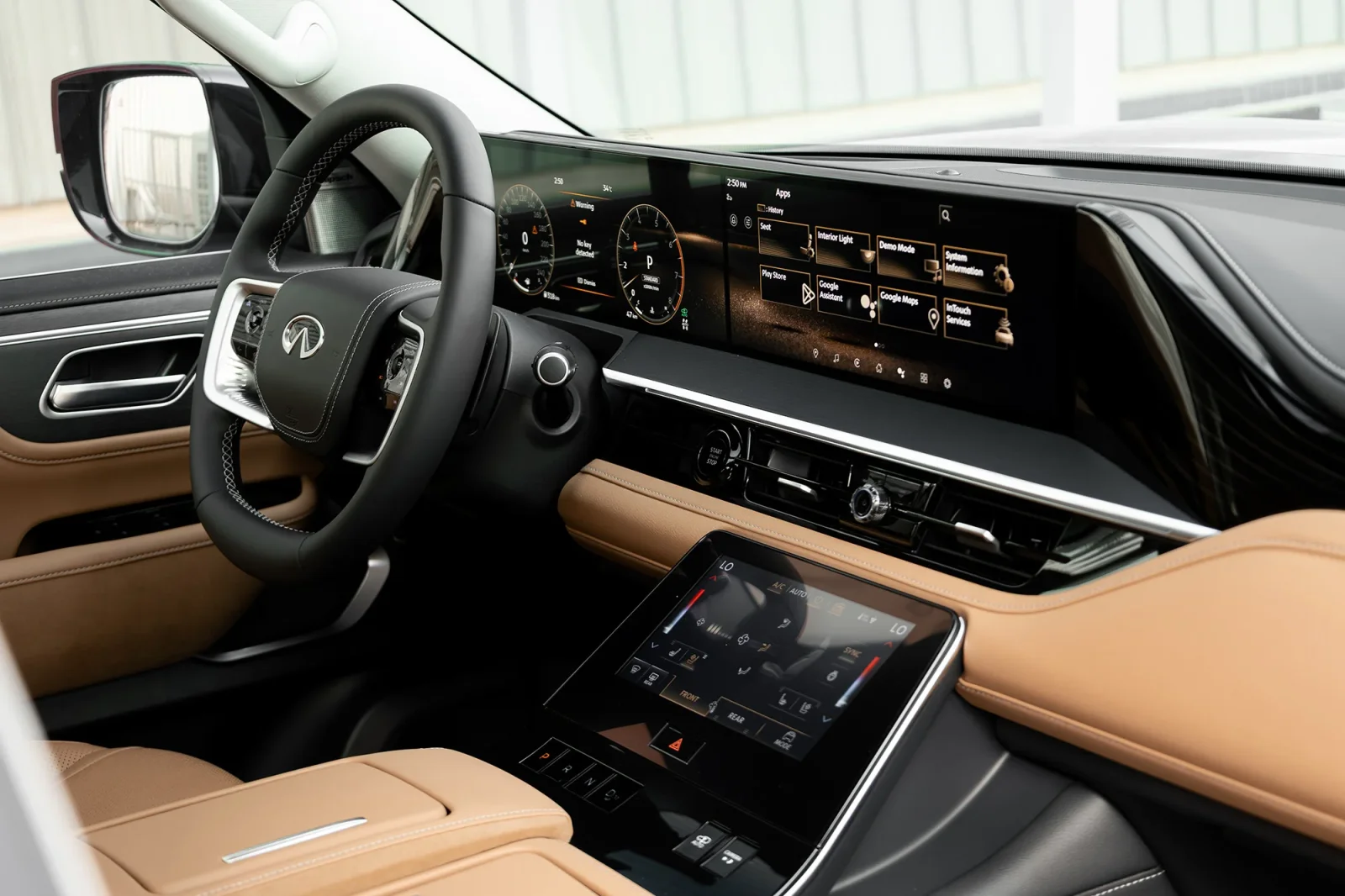 Loyer Infiniti QX80  Noir 2025 en Dubai - 11 