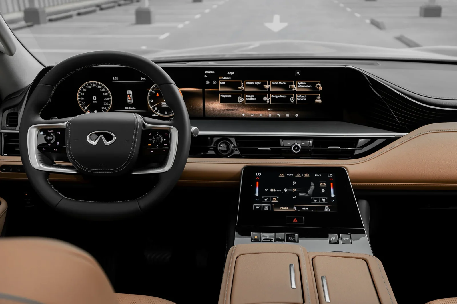 Loyer Infiniti QX80  Noir 2025 en Dubai - 5 