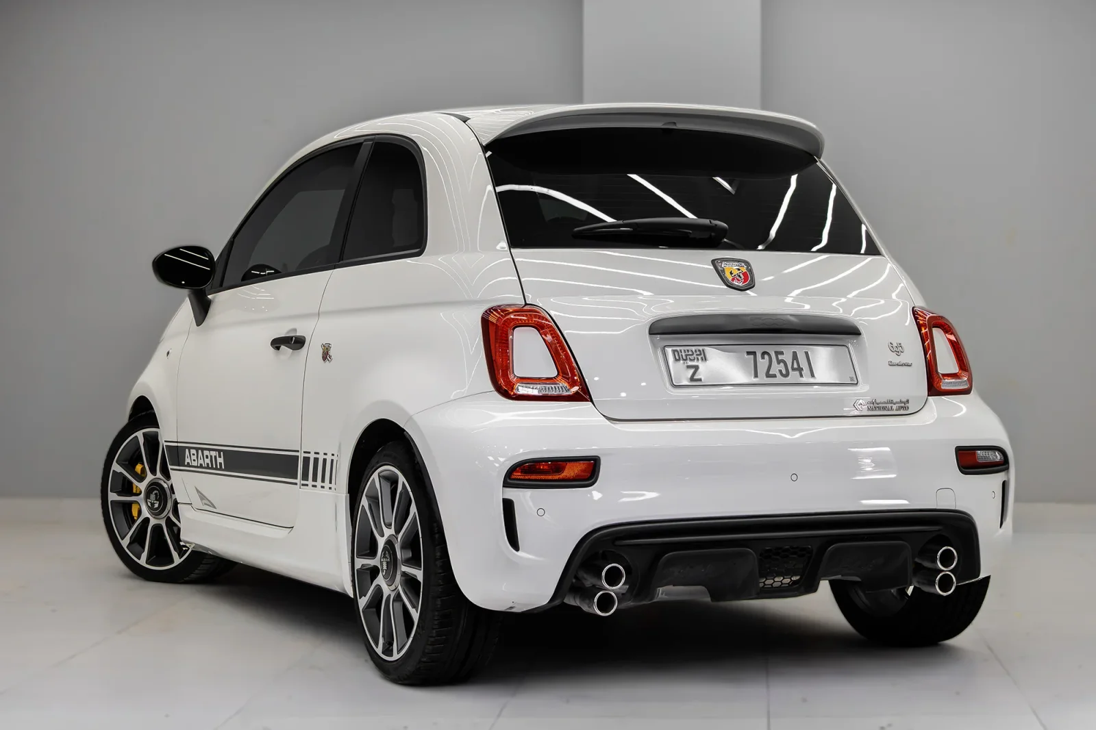 Rent Abarth 695 Turismo White 2024 in Dubai - 4 