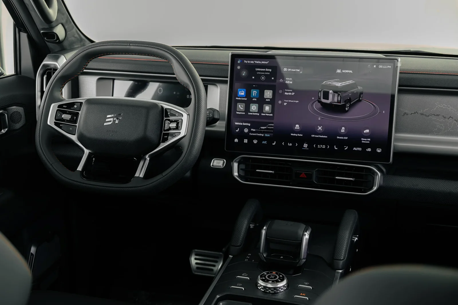 Loyer Jetour T2  Noir 2024 en Dubai - 2 