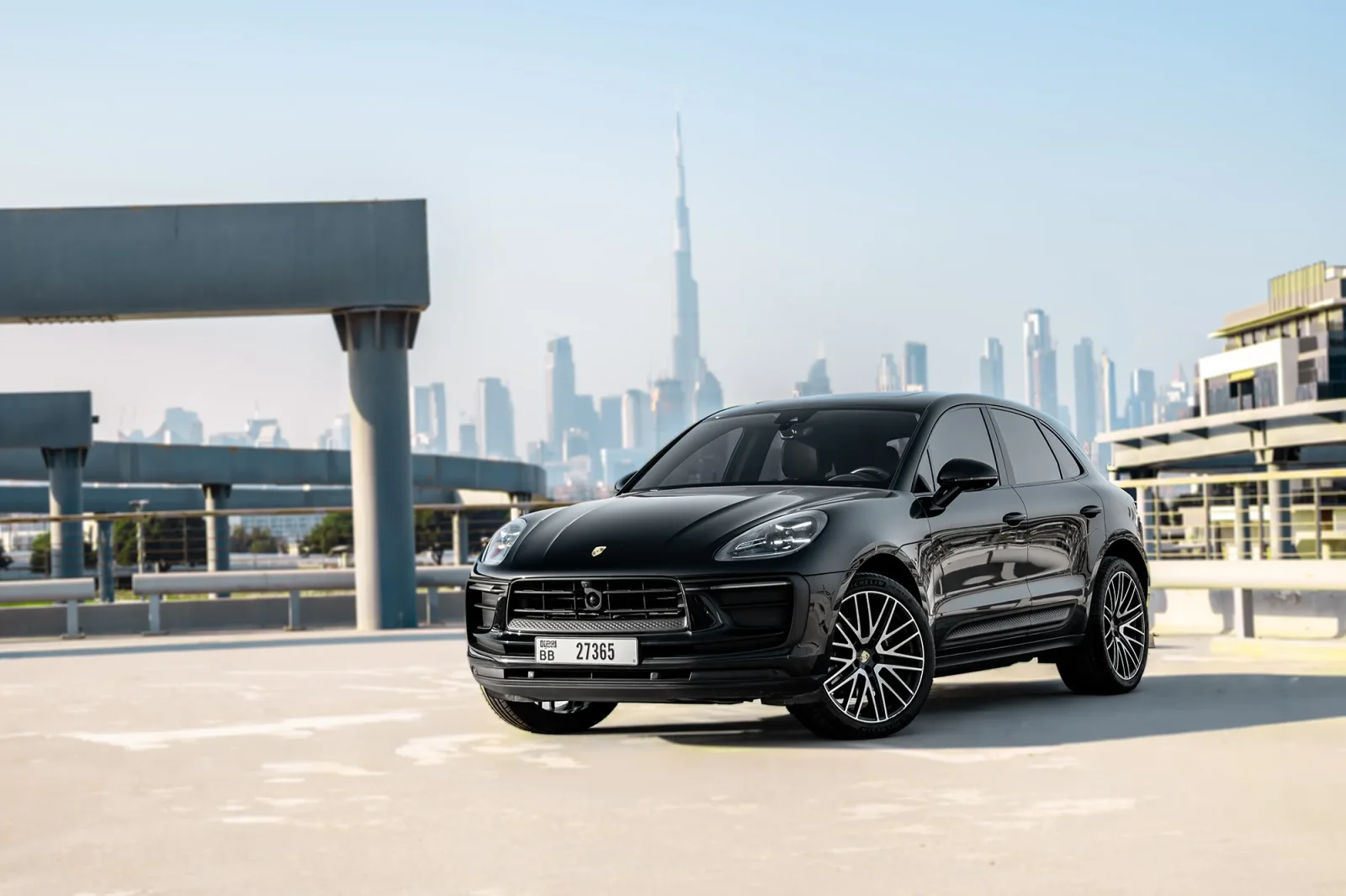 Rent Porsche Macan  Black 2023 in Dubai