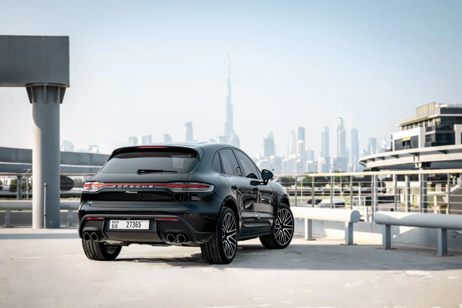 Rent Porsche Macan  Black 2023 in Dubai - 4 