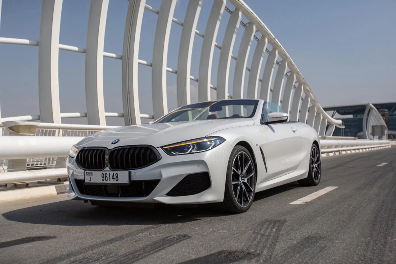 Rent BMW 8-Series 840i White 2021 in Dubai