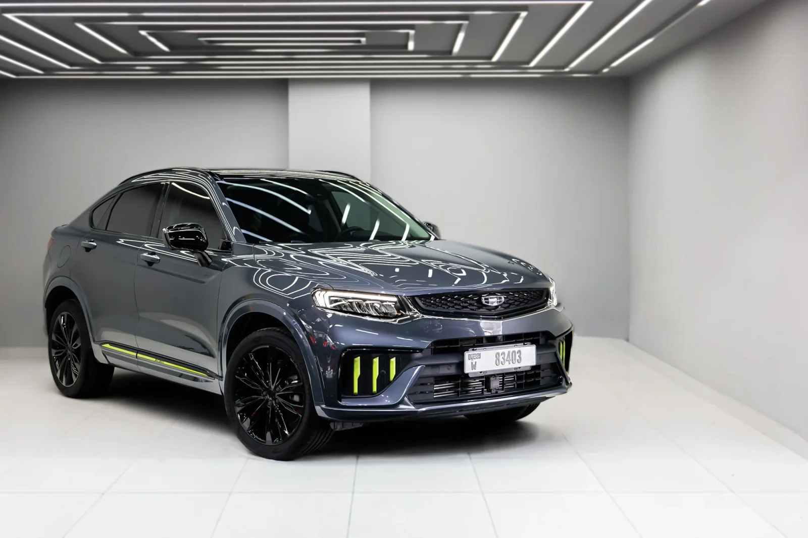 Affitto Geely Tugella GF Grigio 2024 in Dubai