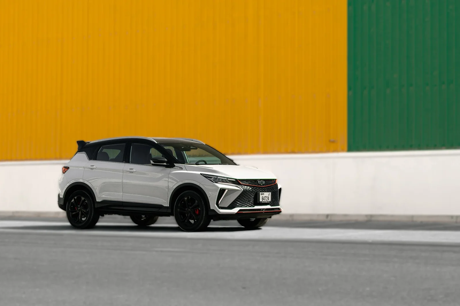 Loyer Geely Coolray GF Blanc 2024 en Dubai - 9 