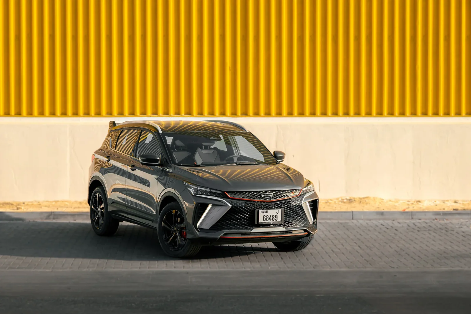 Loyer Geely Coolray GF Gris 2024 en Dubai - 6 