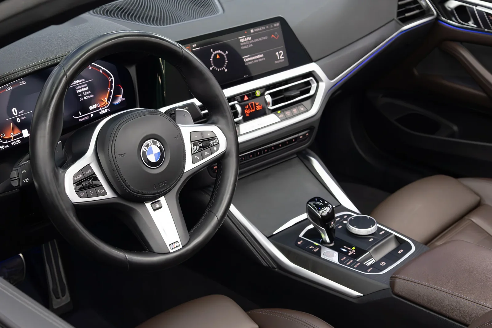 Rent BMW 4-Series 430 Blue 2023 in Dubai - 2 