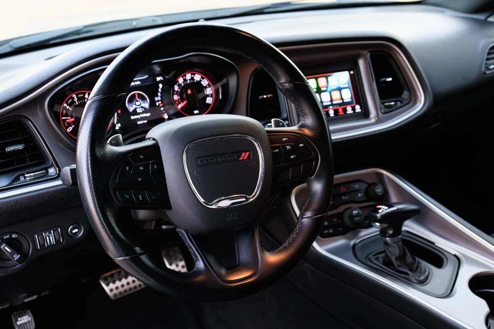 Rent Dodge Challenger R/T White 2022 in Dubai - 3 