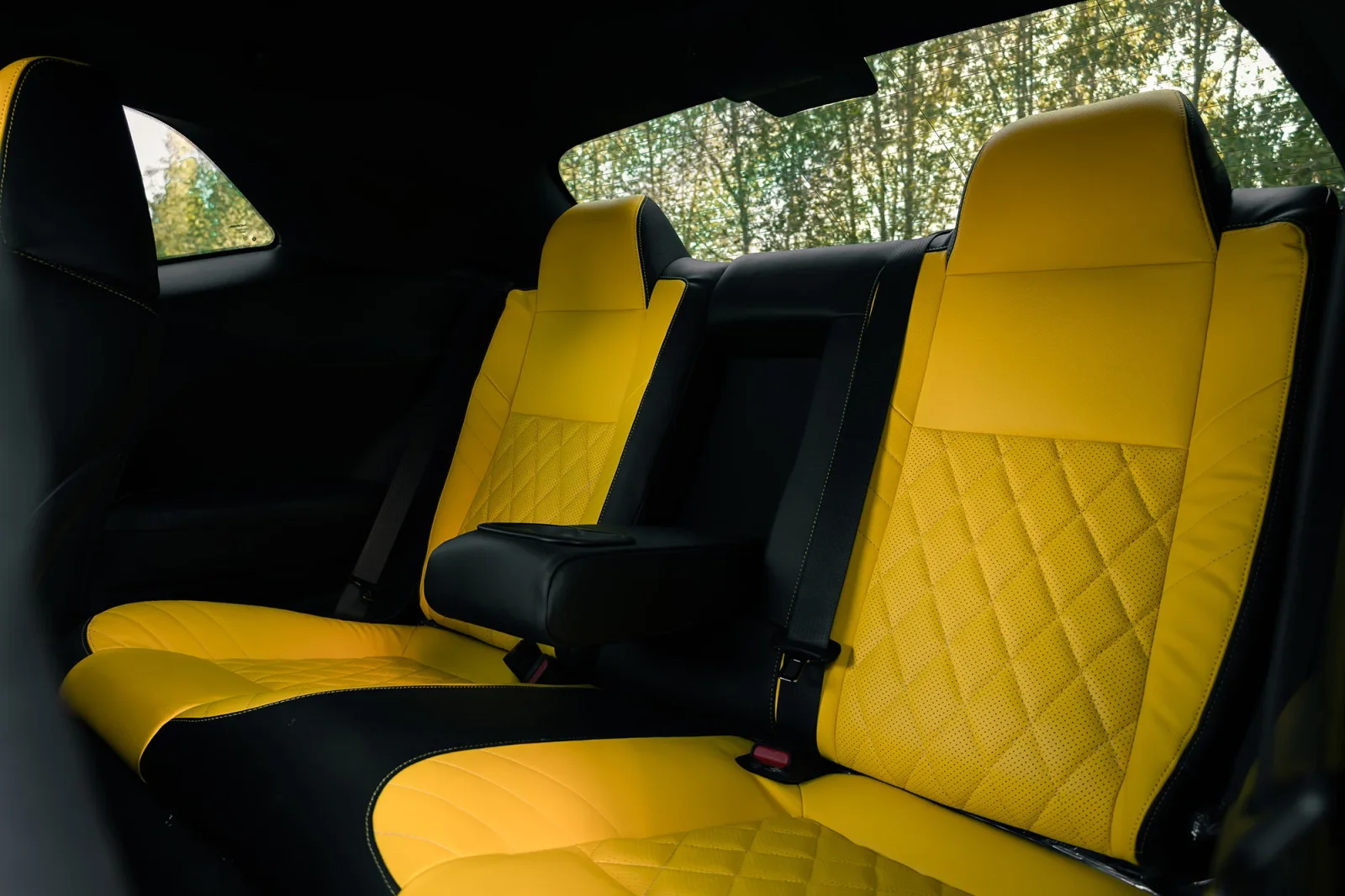 Rent Dodge Challenger R/T Scat Pack Yellow 2022 in Dubai - 8 