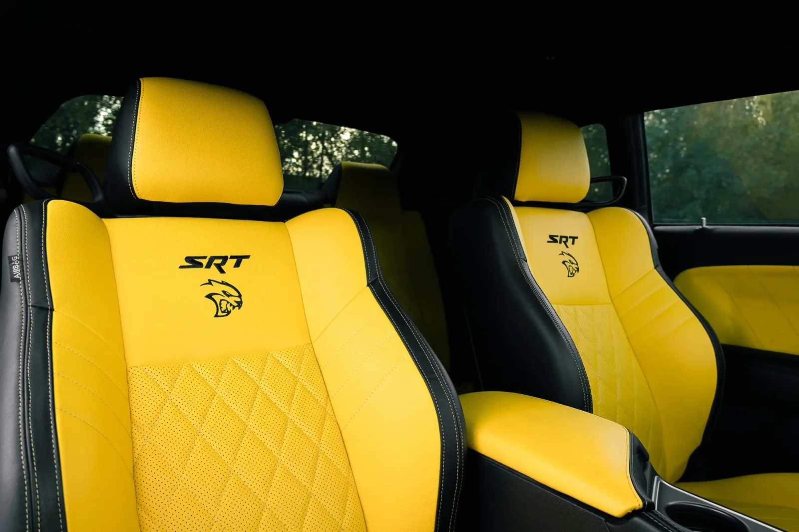 Rent Dodge Challenger R/T Scat Pack Yellow 2022 in Dubai - 3 