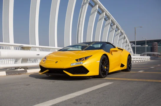 Lamborghini Huracan Spyder Jaune 2021