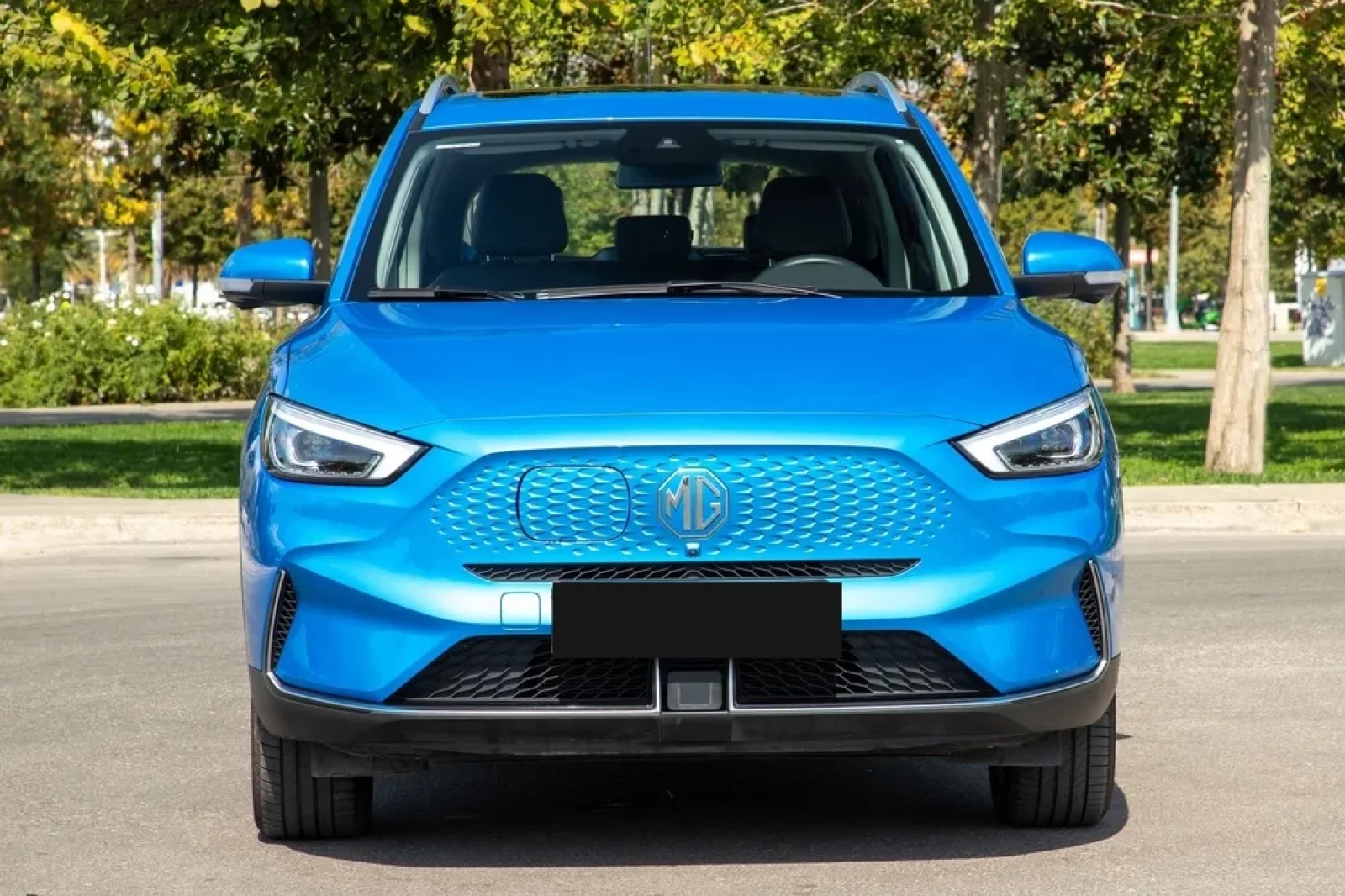 Loyer MG ZS  Bleu 2022 en Dubai - 2 