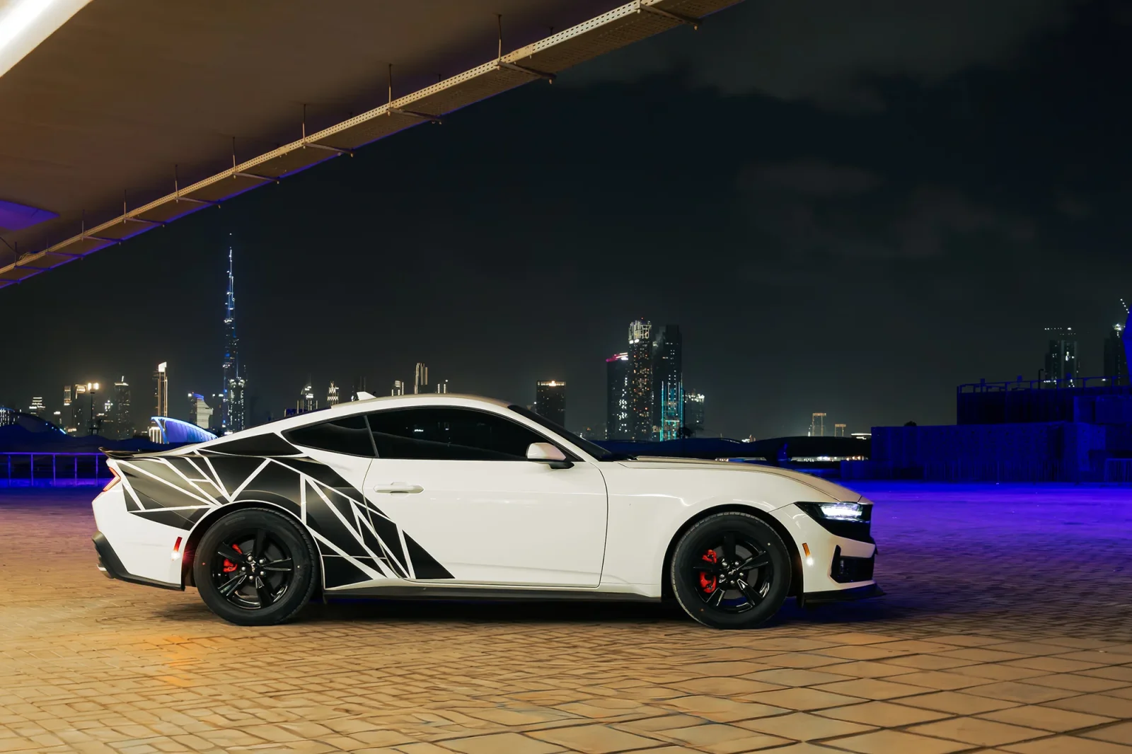 Rent Ford Mustang  White 2024 in Dubai - 14 