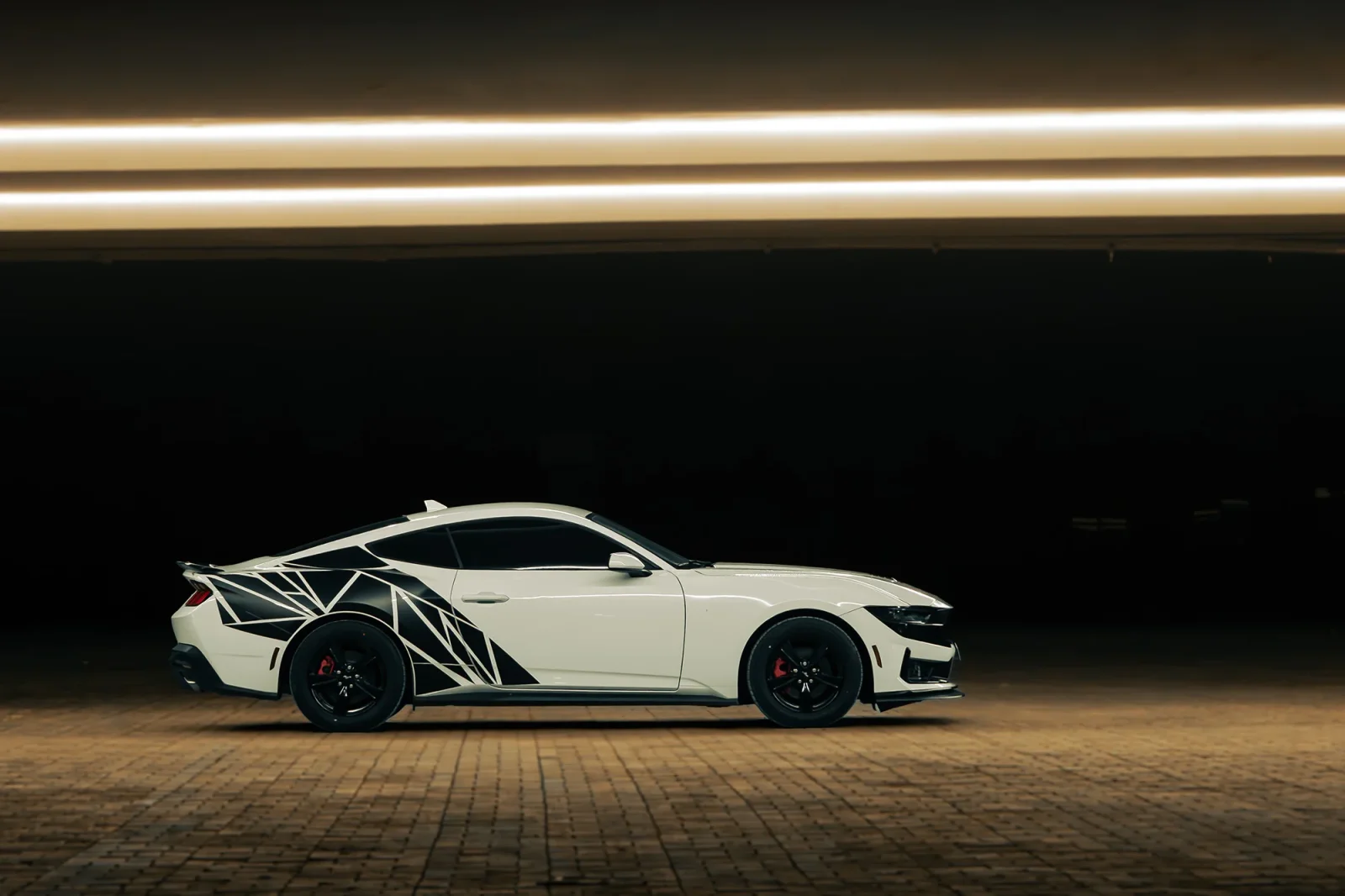 Rent Ford Mustang  White 2024 in Dubai - 3 