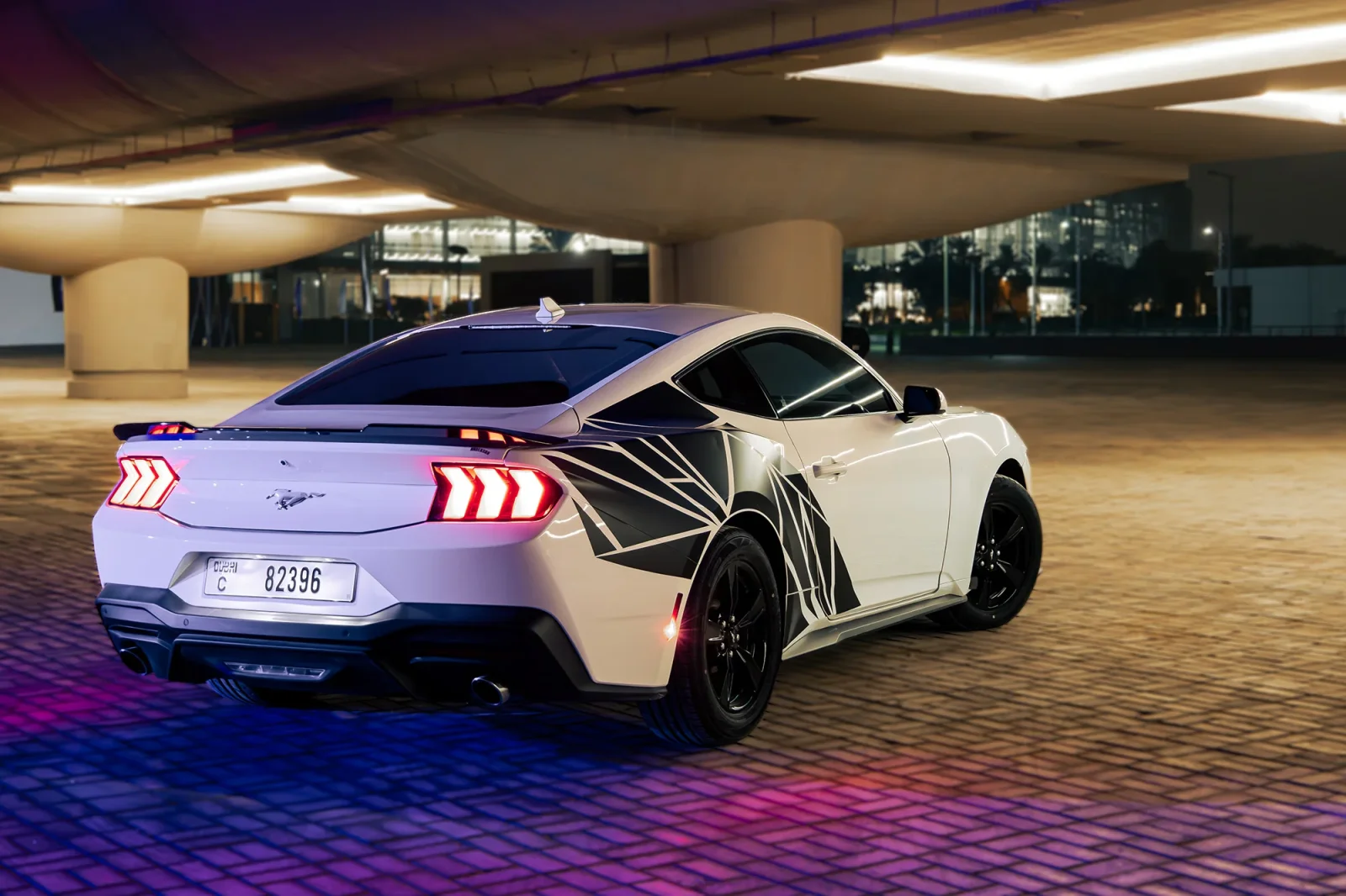 Rent Ford Mustang  White 2024 in Dubai - 15 