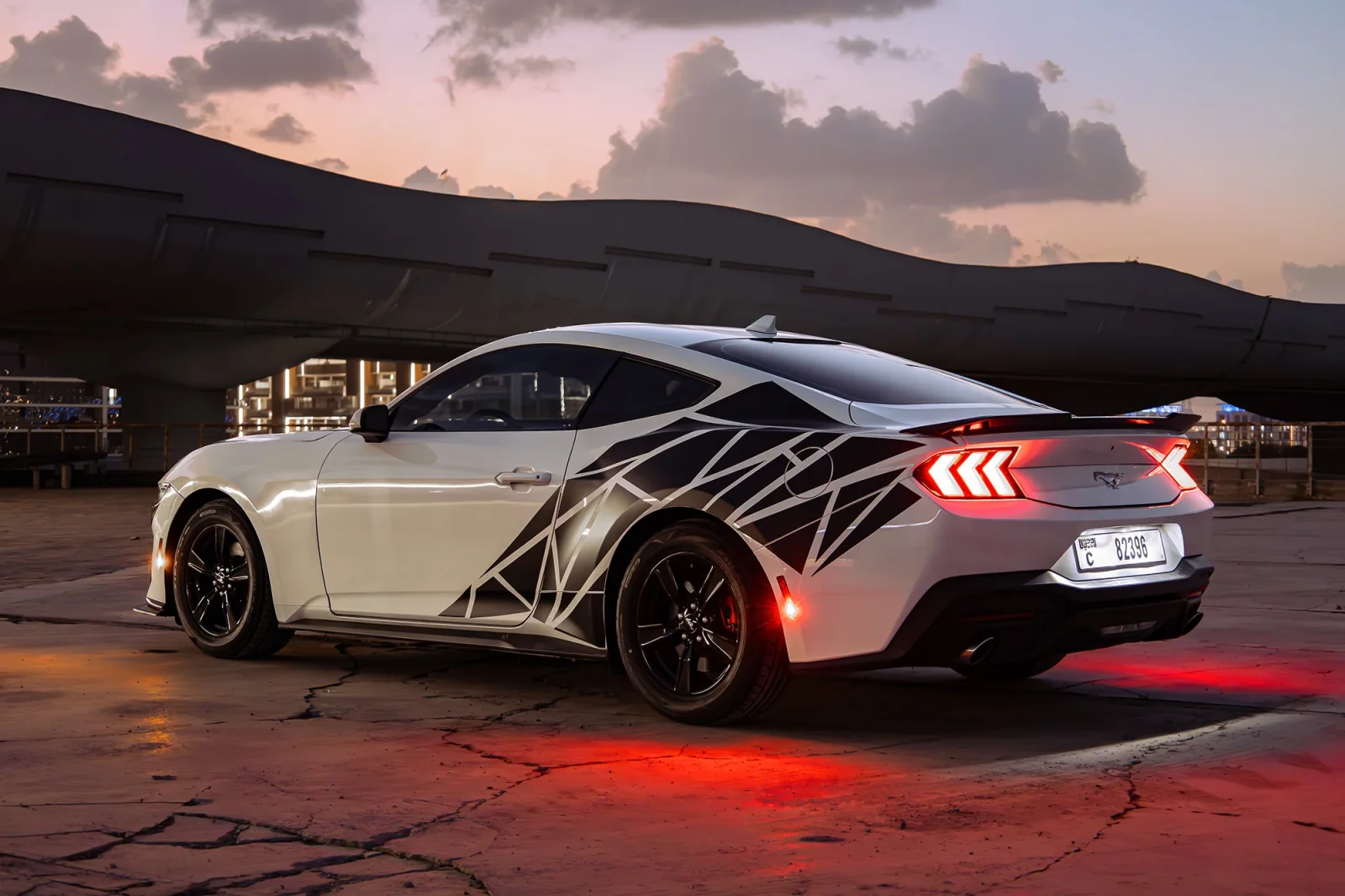 Rent Ford Mustang  White 2024 in Dubai - 12 