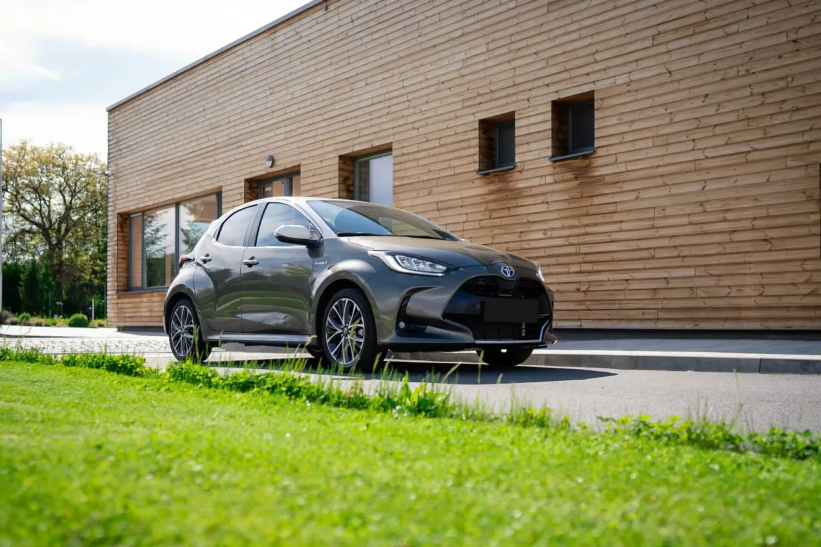 Rent Toyota Yaris  Grey 2023 in Dubai