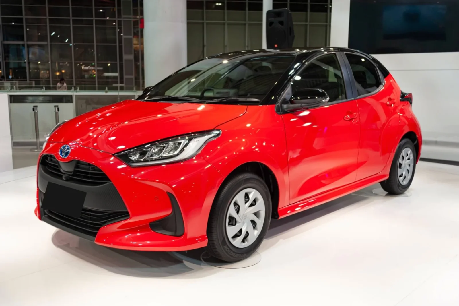 Rent Toyota Yaris  Red 2021 in Dubai
