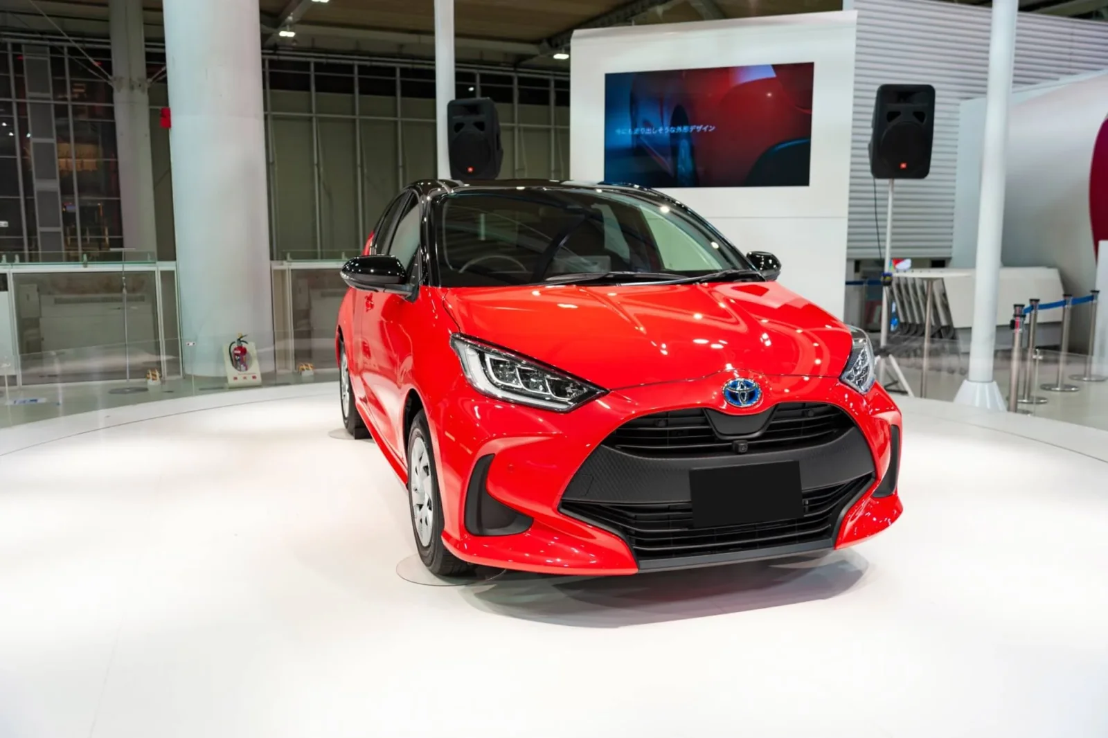 Rent Toyota Yaris  Red 2021 in Dubai - 2 