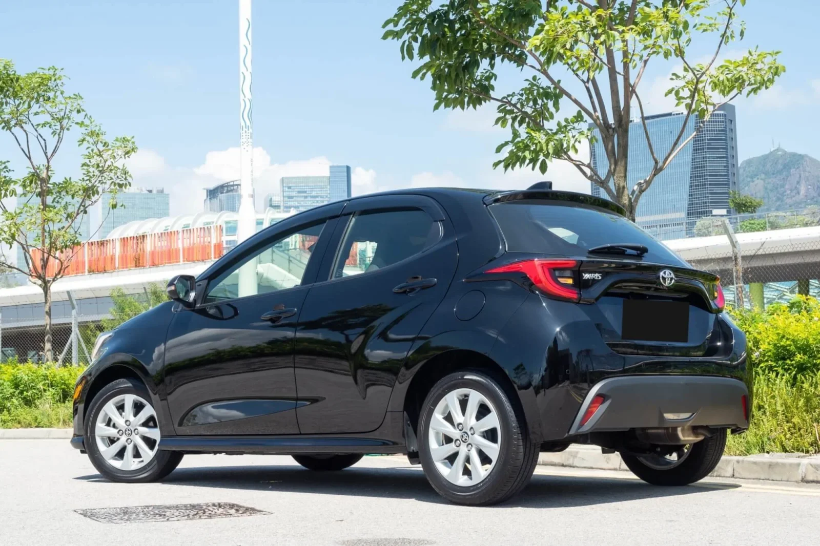 Rent Toyota Yaris  Black 2021 in Dubai - 2 