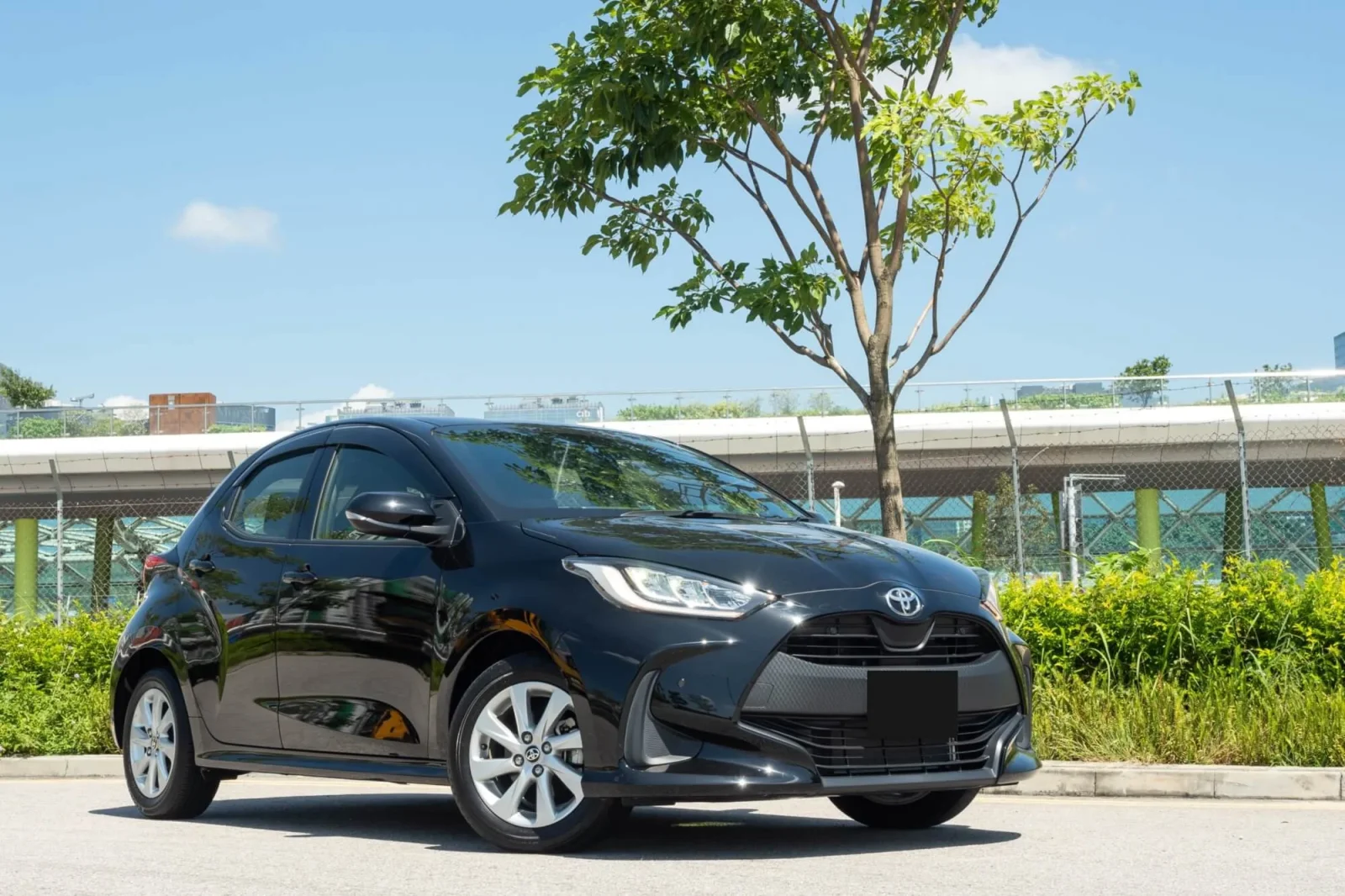 Rent Toyota Yaris  Black 2021 in Dubai