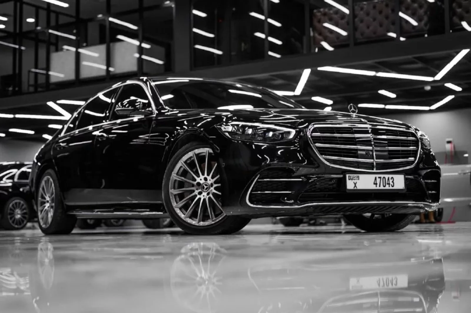 Kiralık Mercedes-Benz S-Class (W223) Siyah 2021 içinde Dubai