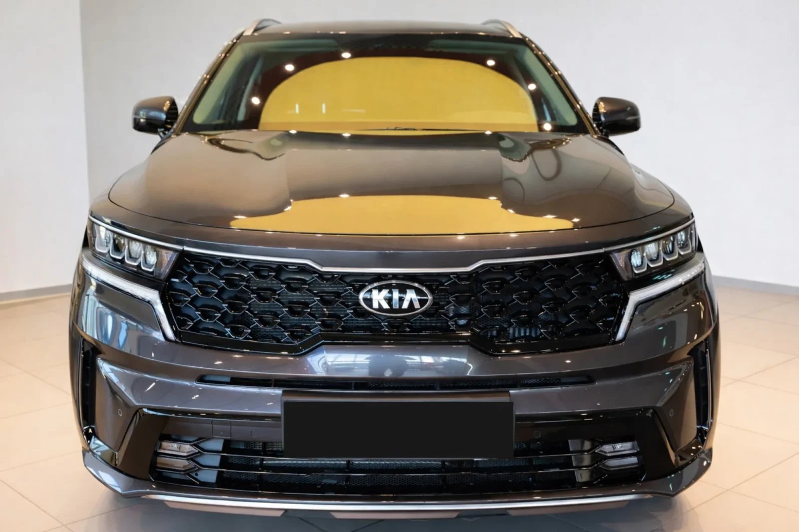 Rent Kia Sorento  Brown 2021 in Dubai - 2 
