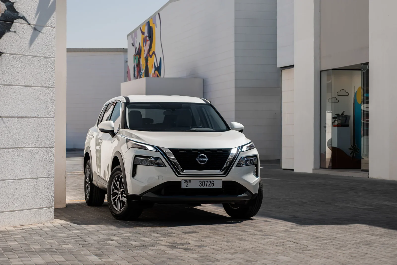 Loyer Nissan X-Trail  Blanc 2026 en Dubai - 2 
