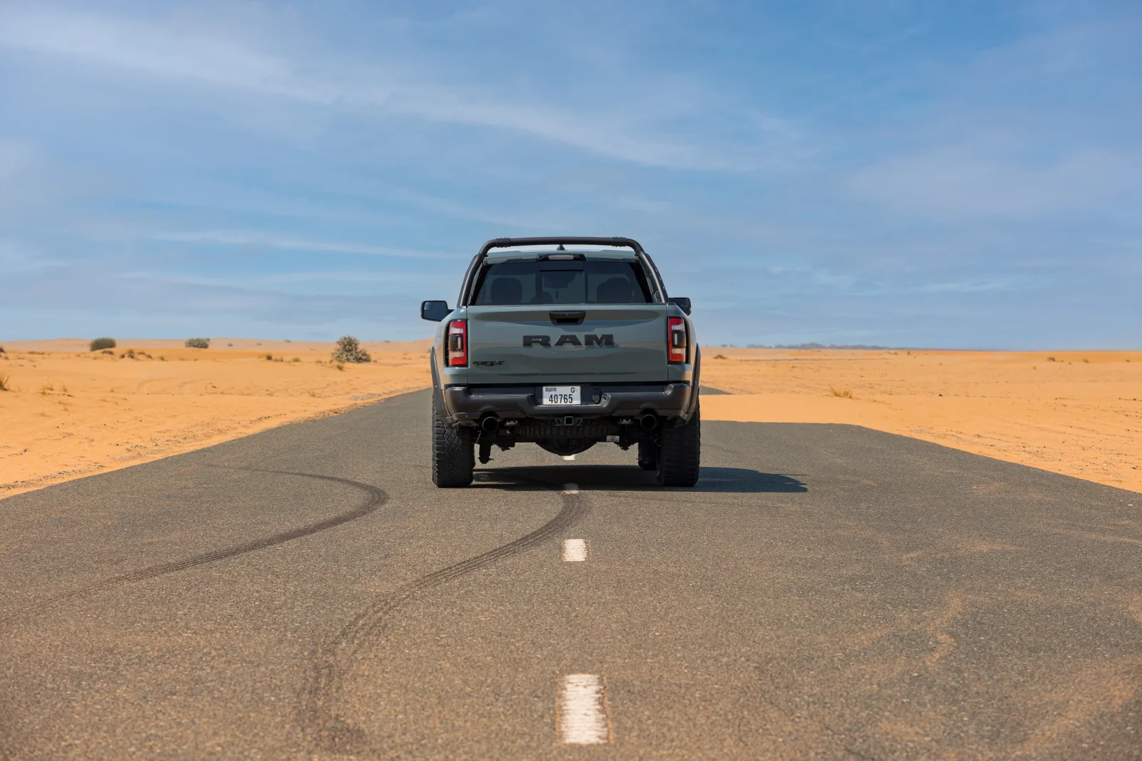 Rent Dodge Ram TRX 1500 Grey 2021 in Dubai