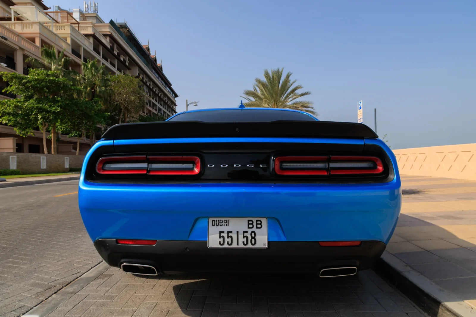 Miete Dodge Challenger GT Blau 2023 in der Dubai - 10 