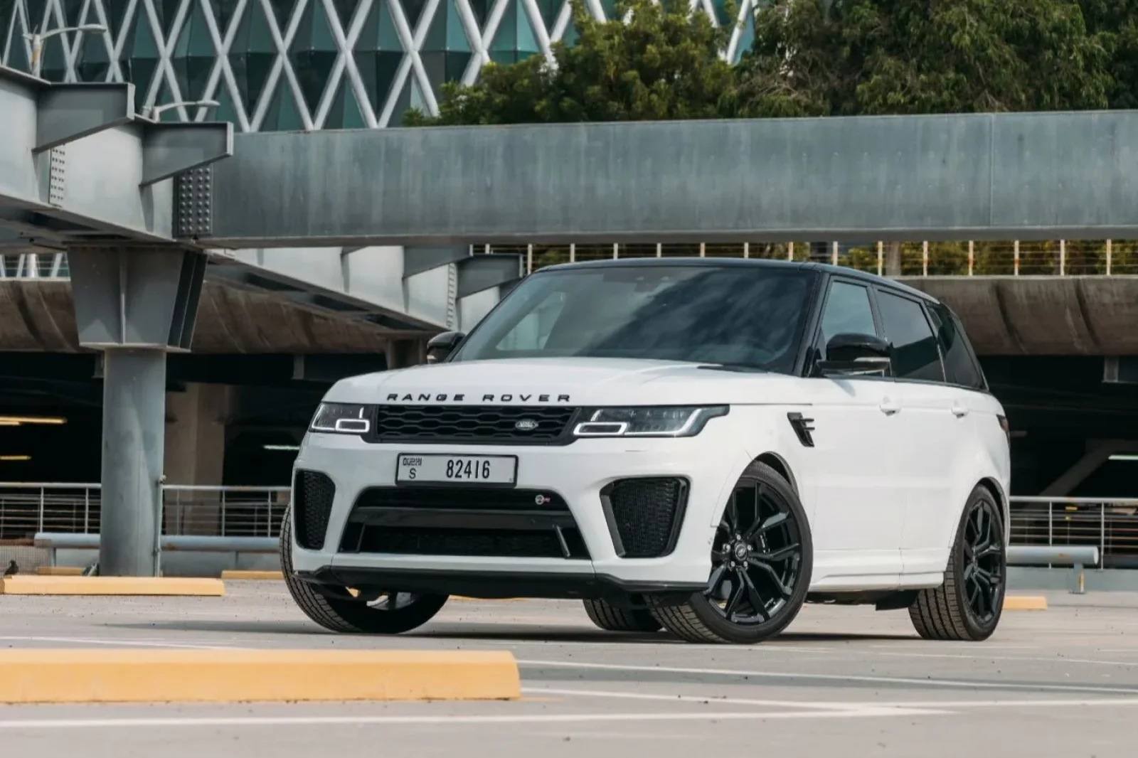 Rent Land Rover Range Rover SVR White 2023 in Dubai