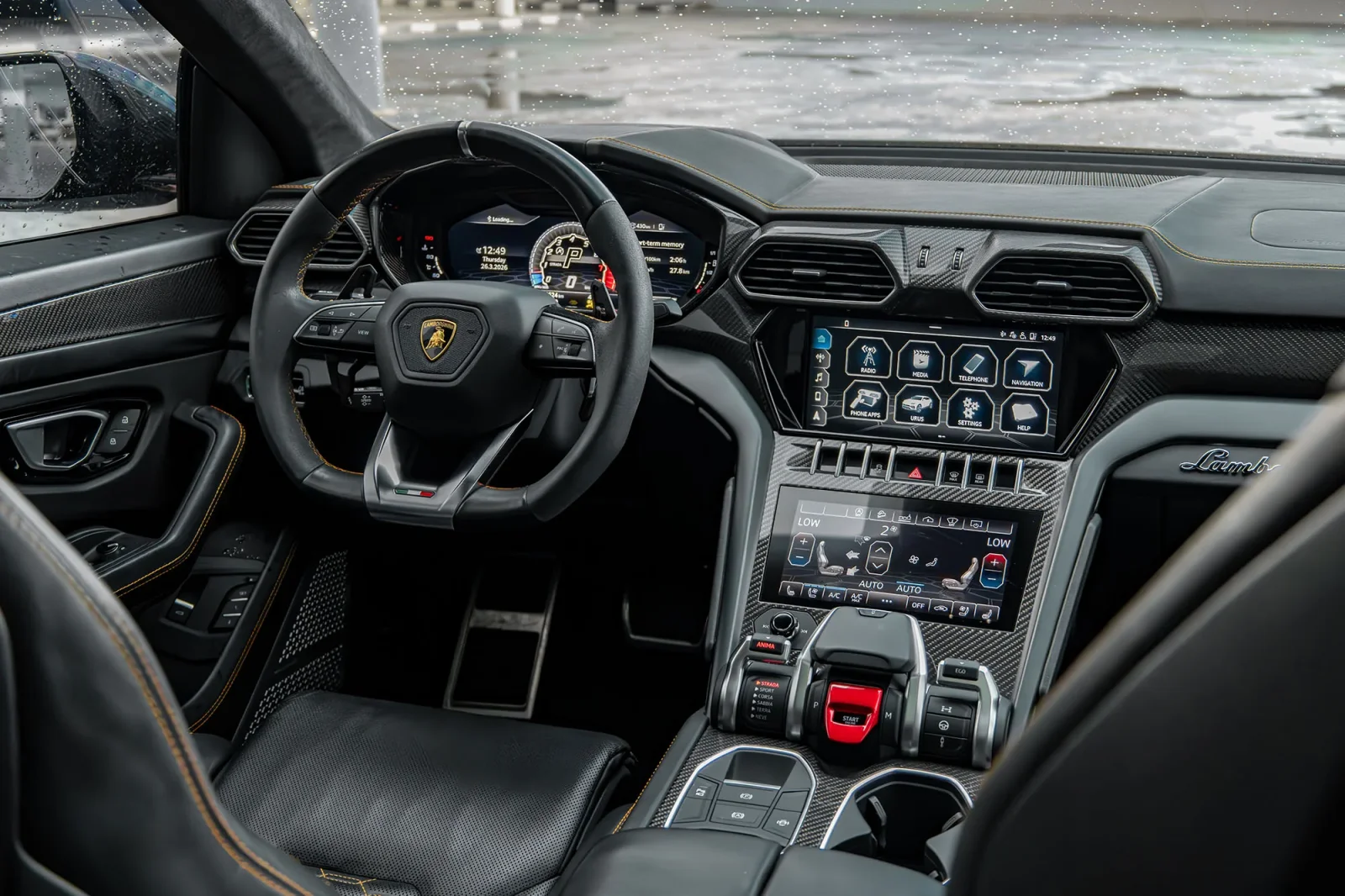 Rent Lamborghini Urus  Black 2021 in Dubai - 3 