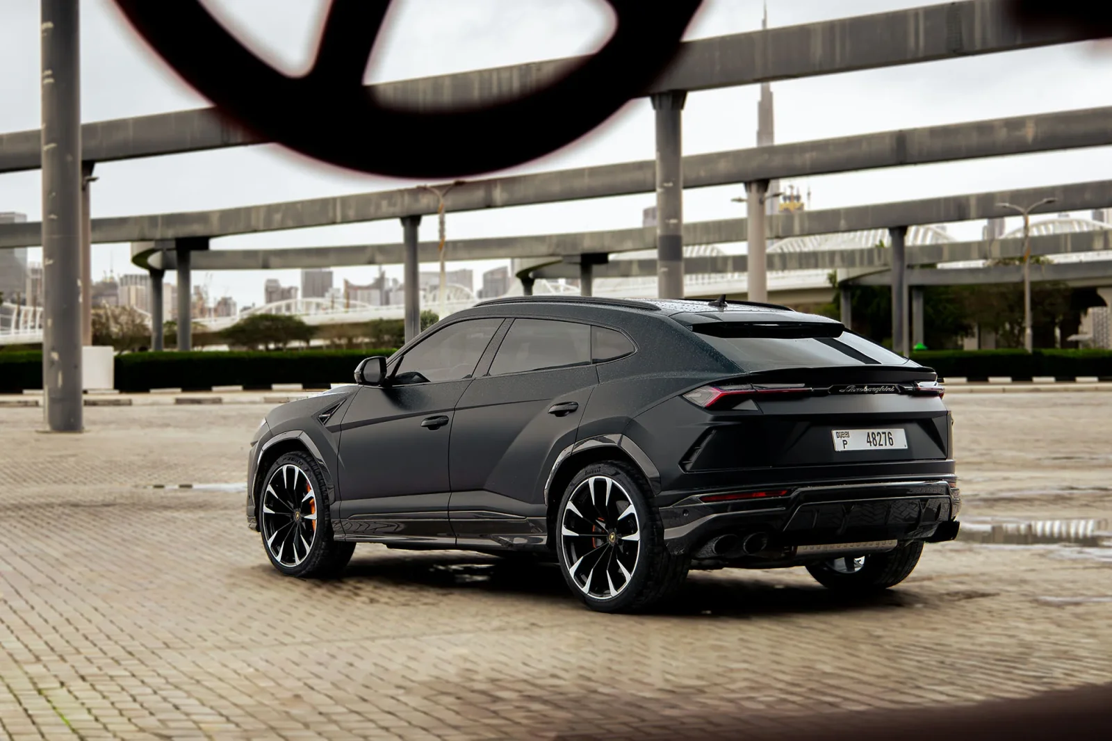 Rent Lamborghini Urus  Black 2021 in Dubai - 6 