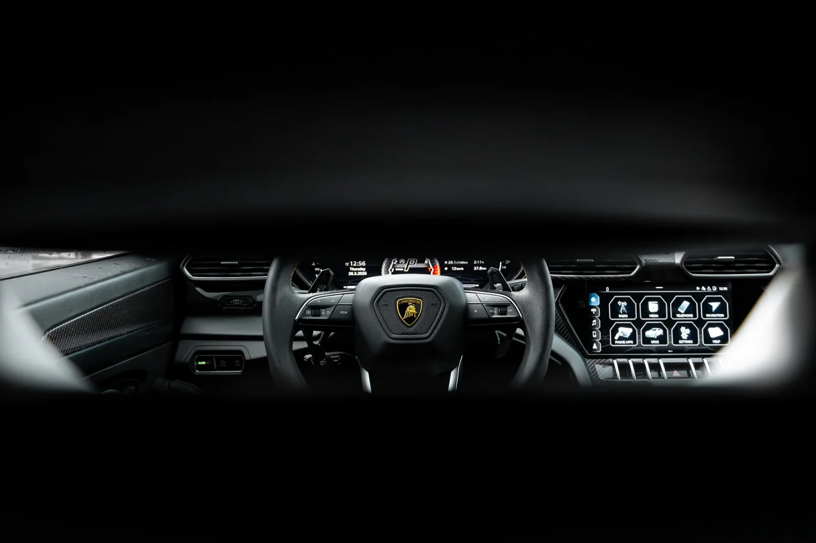 Rent Lamborghini Urus  Black 2021 in Dubai - 11 