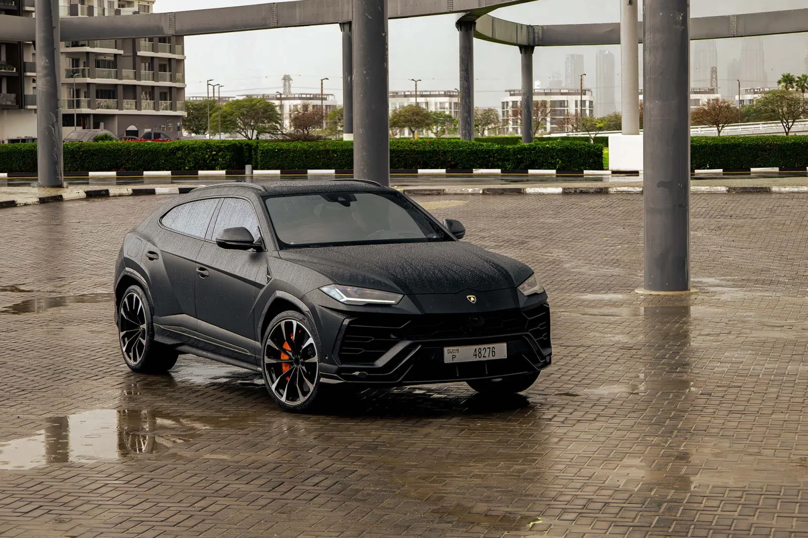 Rent Lamborghini Urus  Black 2021 in Dubai - 2 