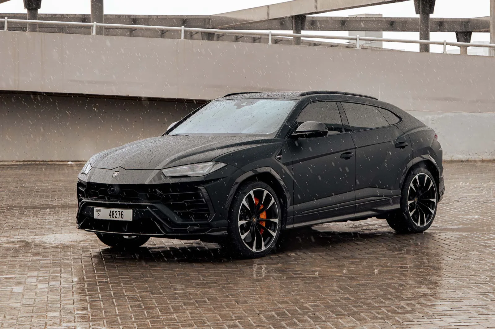 Rent Lamborghini Urus  Black 2021 in Dubai - 7 