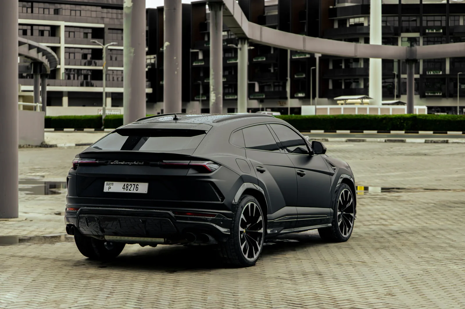 Rent Lamborghini Urus  Black 2021 in Dubai - 9 