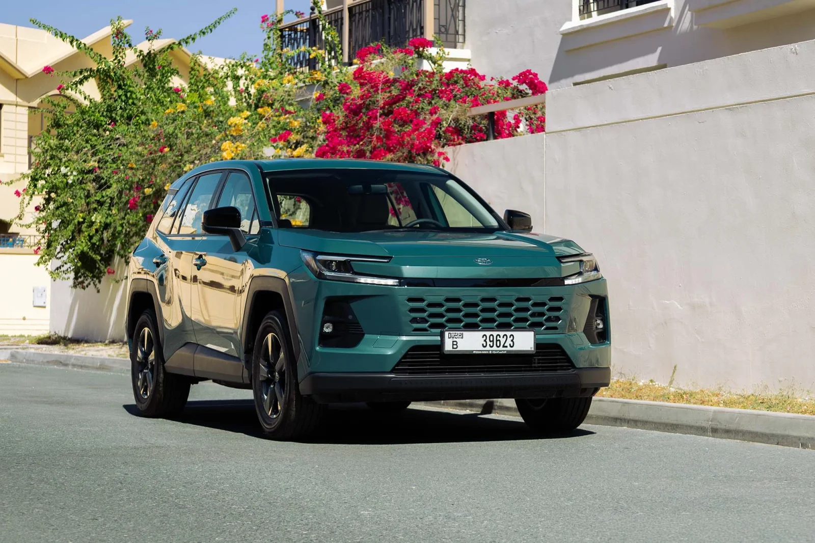 Loyer Toyota RAV4  Vert 2026 en Dubai