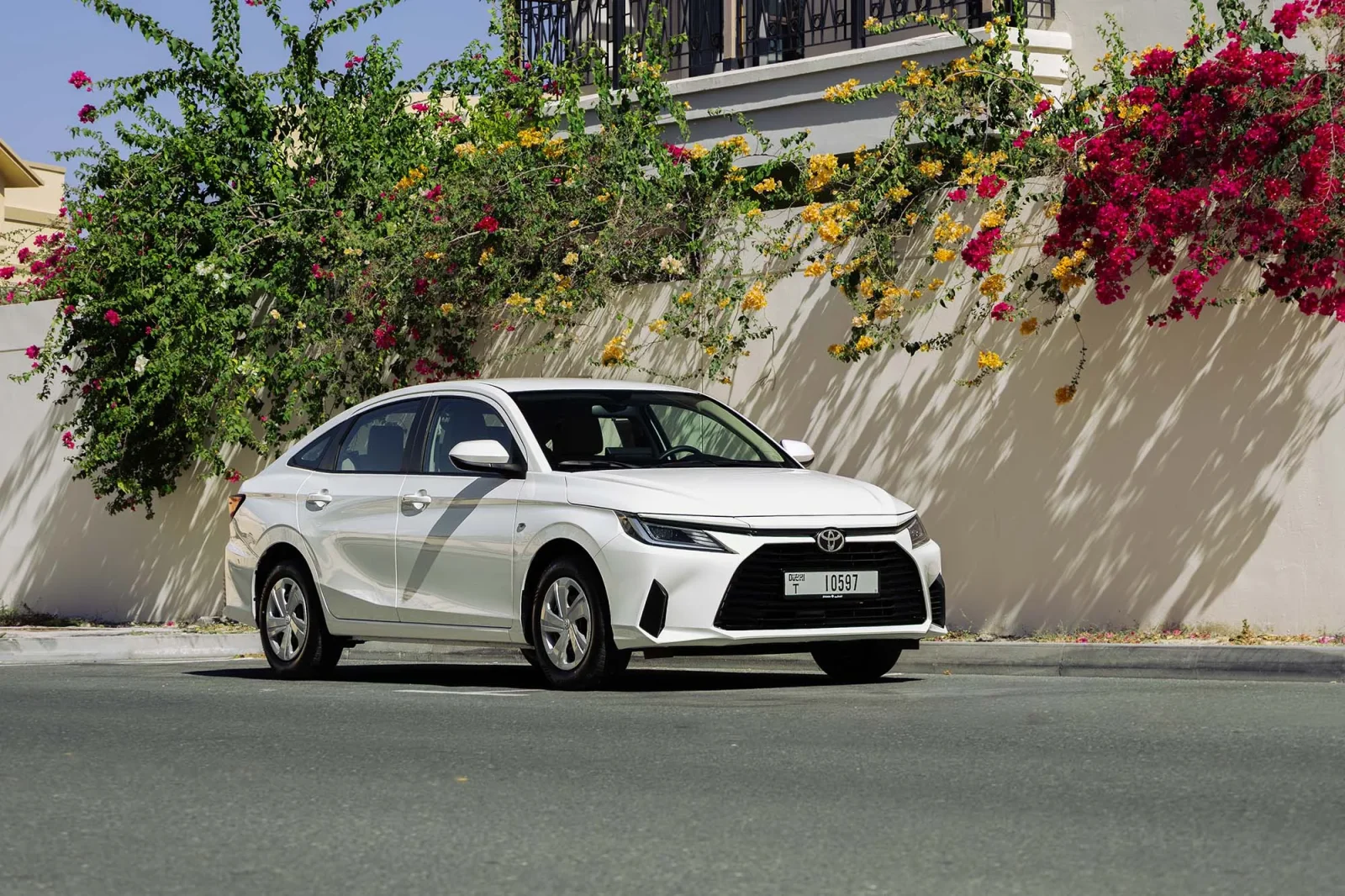 Rent Toyota Yaris  White 2026 in Dubai