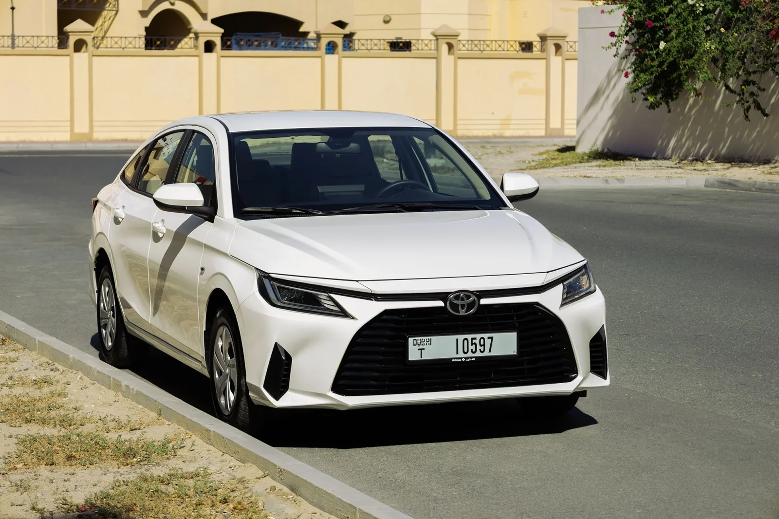 Rent Toyota Yaris  White 2026 in Dubai - 2 