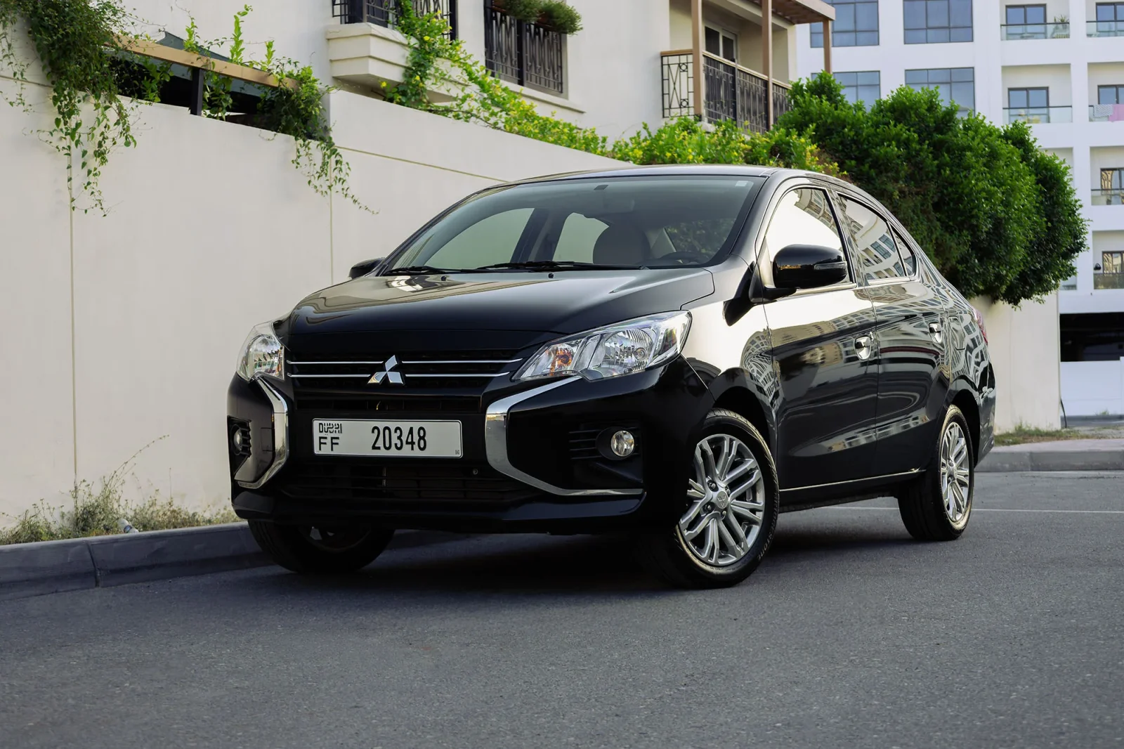 Rent Mitsubishi Attrage  Black 2026 in Dubai
