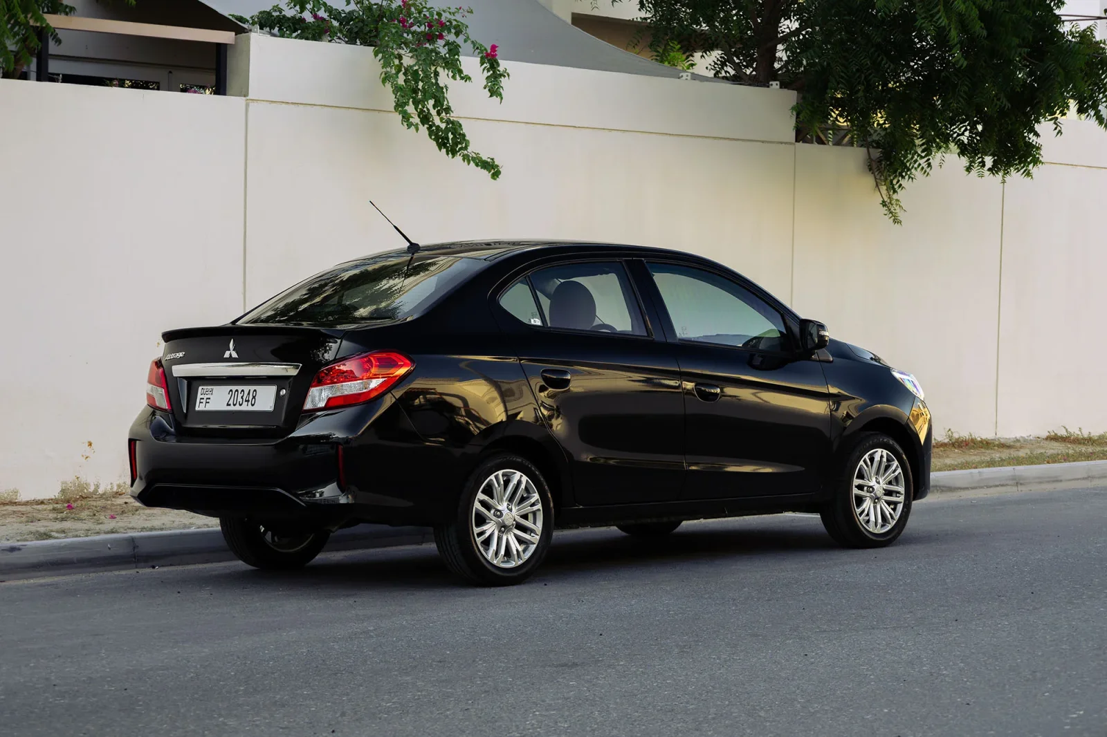 Rent Mitsubishi Attrage  Black 2026 in Dubai - 8 