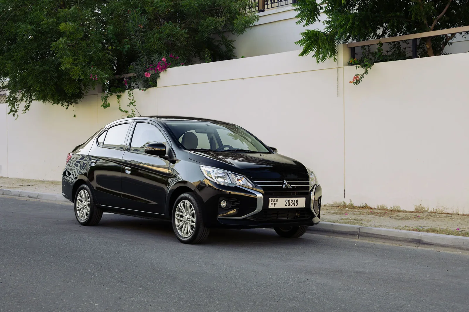 Rent Mitsubishi Attrage  Black 2026 in Dubai - 2 
