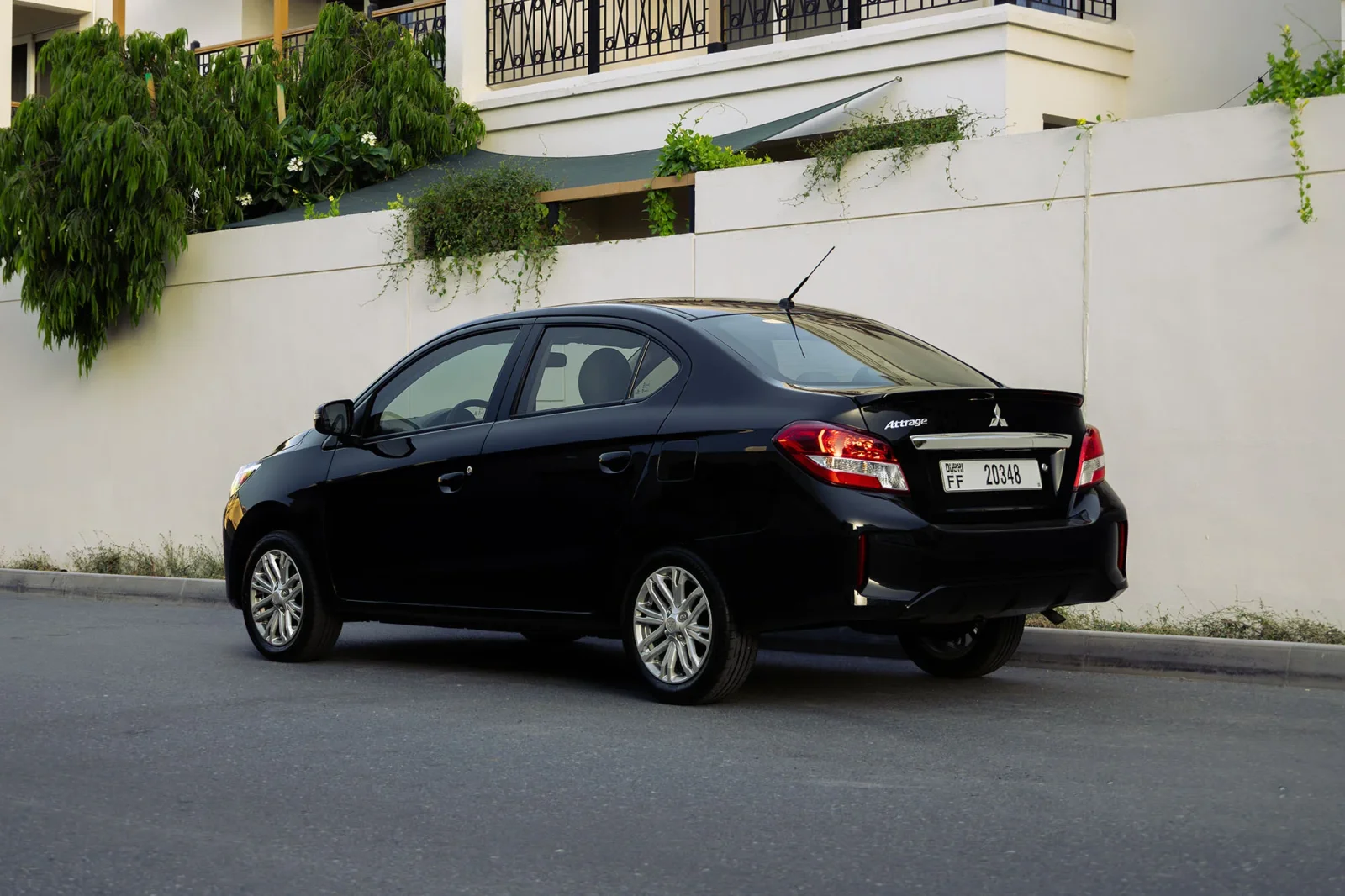 Rent Mitsubishi Attrage  Black 2026 in Dubai - 10 