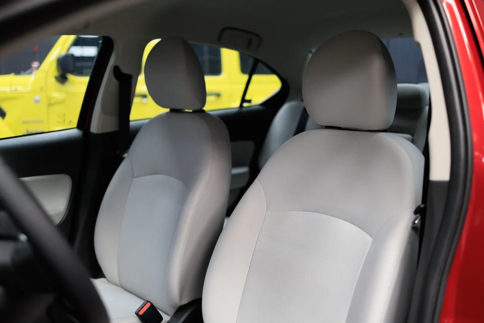 Rent Mitsubishi Attrage  Red 2026 in Dubai - 3 