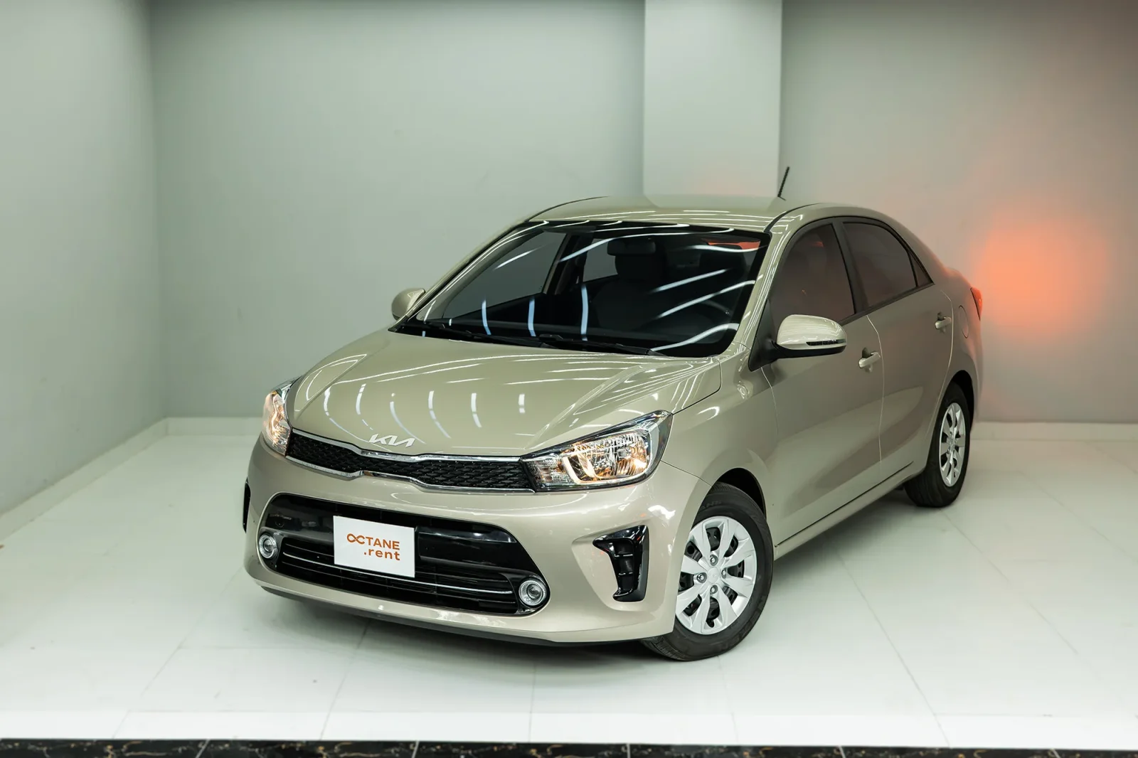 Rent Kia Pegas  Gold 2026 in Dubai